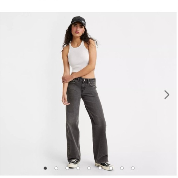 Levi's Gray Flare & Wide Leg Jeans - Picture 1 of 3